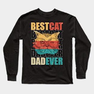 Best cat dad ever Long Sleeve T-Shirt